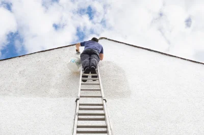 Peinture extérieure aux Monceaux — façades et ravalement